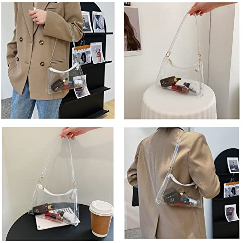 Clear Bag for Stadium Events Women's Purse Handbags Small Purse shoulder bag Crossbody Bag3