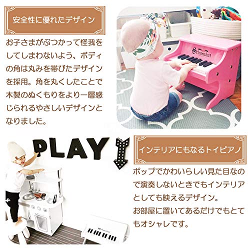 30鍵盤 Schoenhut シェーンハット トイピアノ おもちゃのピアノ Amazon | クリスマスカード付 シェーンハット 37鍵盤 ミニ