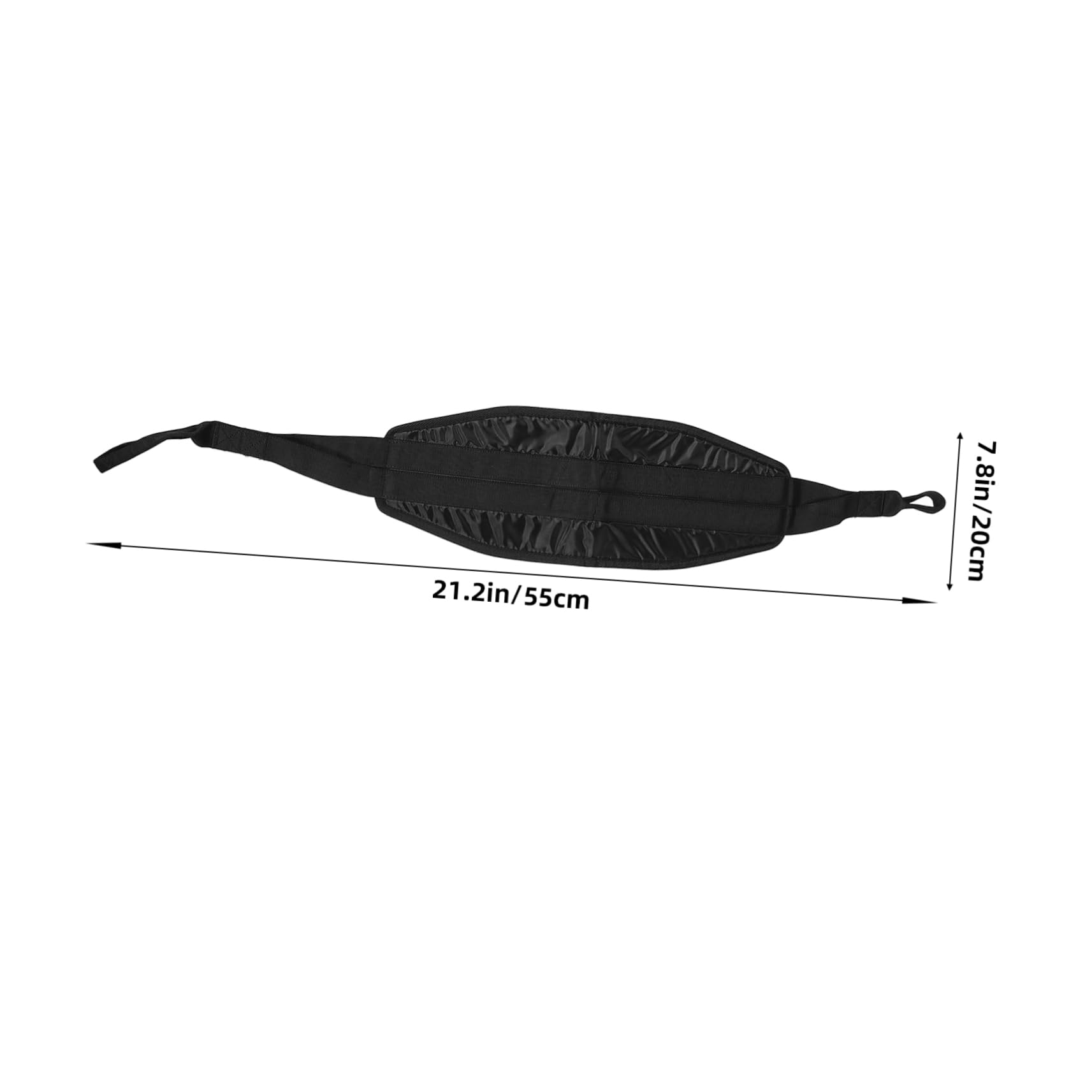 Correas Colgantes para Abdominales 1 Par Negras Oxford