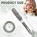 Beauty Carves Round 25(mm) Barrel with 2 Clips – Round Hair Brush with Flexible Nylon 66 Bristles Nano Ionic Heat Resistant Tech for Professional Curling, Styling & Shining Texture