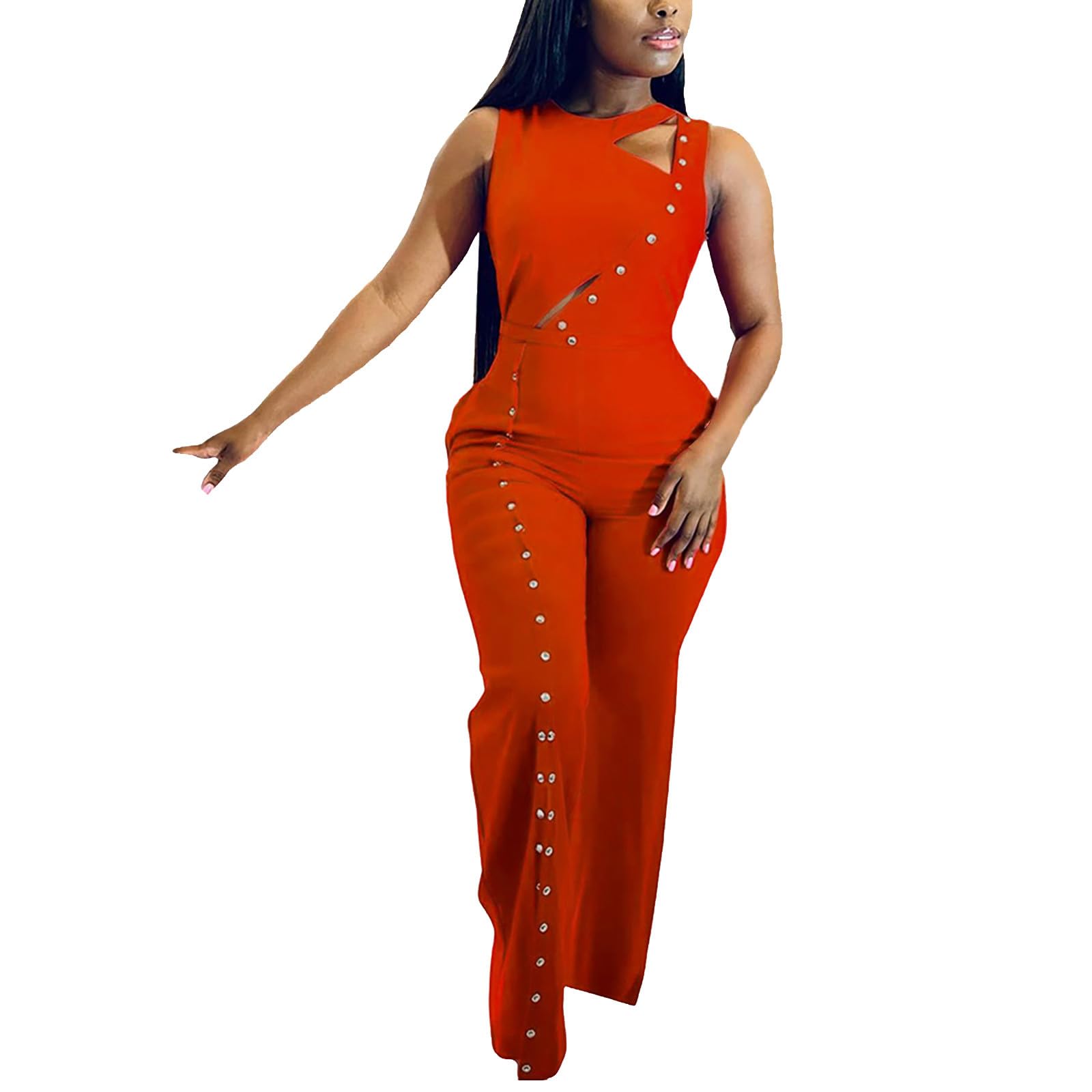 Combinaison Femme -Ensemble Chic Et Elegant Ensemble s col rond le travail un la mo
