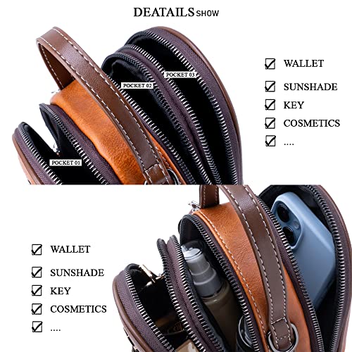 INOVERA (LABEL) Women's Inovera Cross-Body Shoulder Sling Bag Mobile Purse Handbag With Adjustable Strap