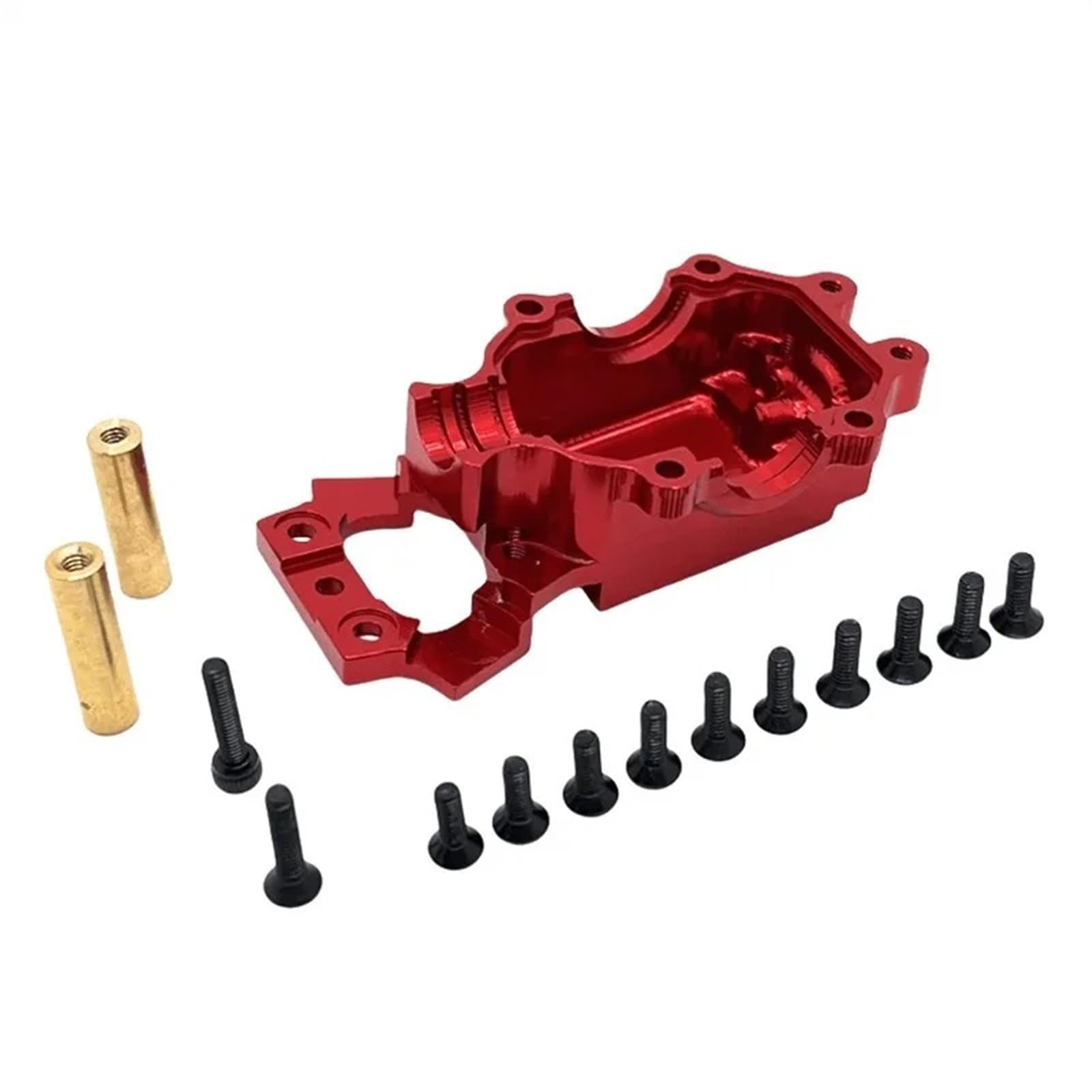 Pièces RC métal boîtier boîte vitesses avant MJX Hyper Go coque rouge