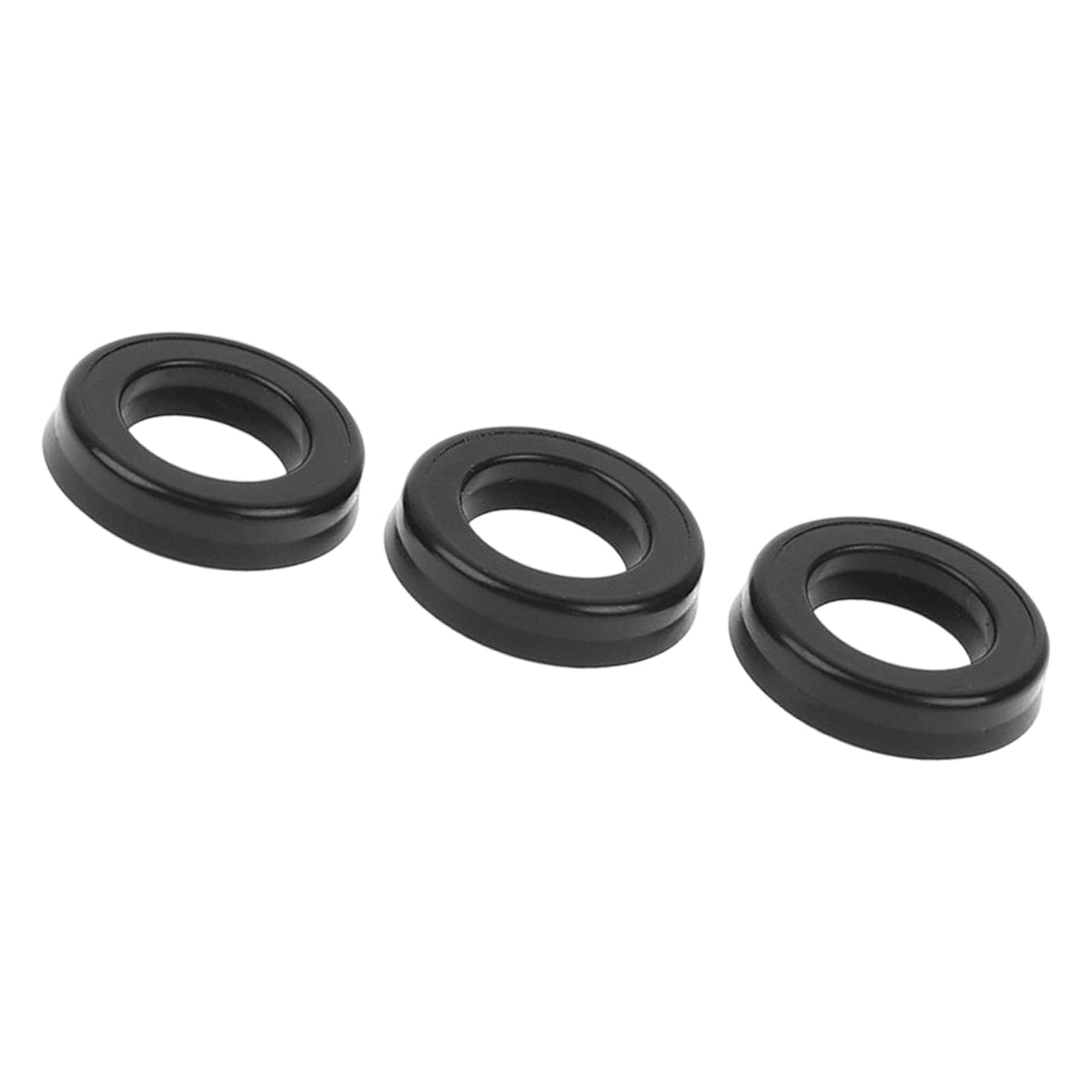 Hzbb Black 3Pcs Rubber Seal Adapter For High Pressure Cleaner Machine 12X20x5mm 12X20x5.3mm Pumping Head Gasket Water Seal Adapter High Pressure Washer Hoop