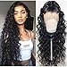 Produktbild Neflyon 13x4 Lace Front Perücke Human Hair Loose Wave Pre-Plucked Hairline with Baby Hair 130% Density Human Hair Perücken for Black Women Natural Color 22 inch