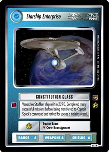 Decipher Star Trek CCG 1E TMP Motion Pictures Starship Enterprise 112R+