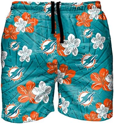 FOCO Males’s Hibiscus Slim Match 5.5″ Go well with Swimming Trunks
