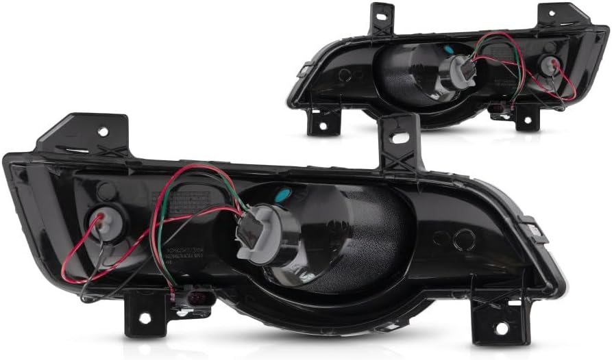 CarLights360: For 2009 2010 2011 2012 Chevy Traverse Turn Signal/Parking Light Assembly Driver and Passenger Side Pair DOT Certified w/Bulbs Replaces GM2520194 GM2521194