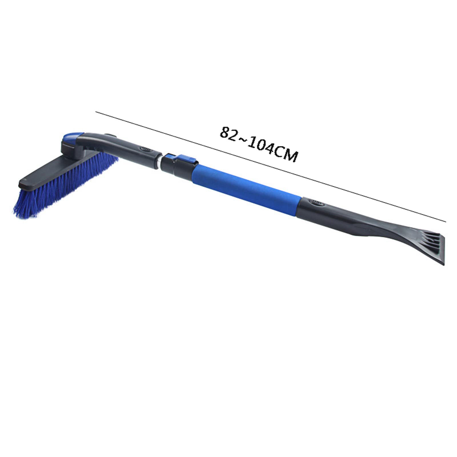 Brosse à Neige grattoir à Glace Pelle à Neige 104 cm Brosse à Neige Extensible et grattoir à Glace avec Pelle, Brosse grattoir à Neige pivotante à 360 ° pour Pare-Brise de Voiture, pour Au