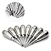 Winged Elevator Short Handle Curved Set of 8