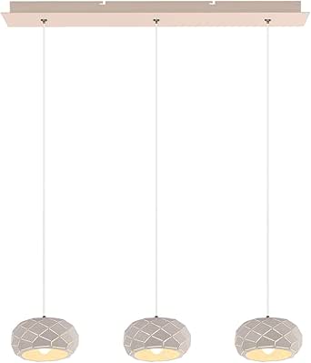 Crust 3 Mini Pendant Lighting White - LED Hanging Light Fixture for ...