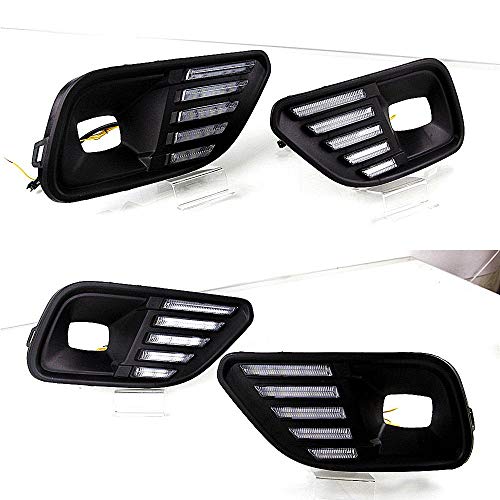 LED luz diurna DRL parachoques delantero Cherokee 2019 2020 6000K 2