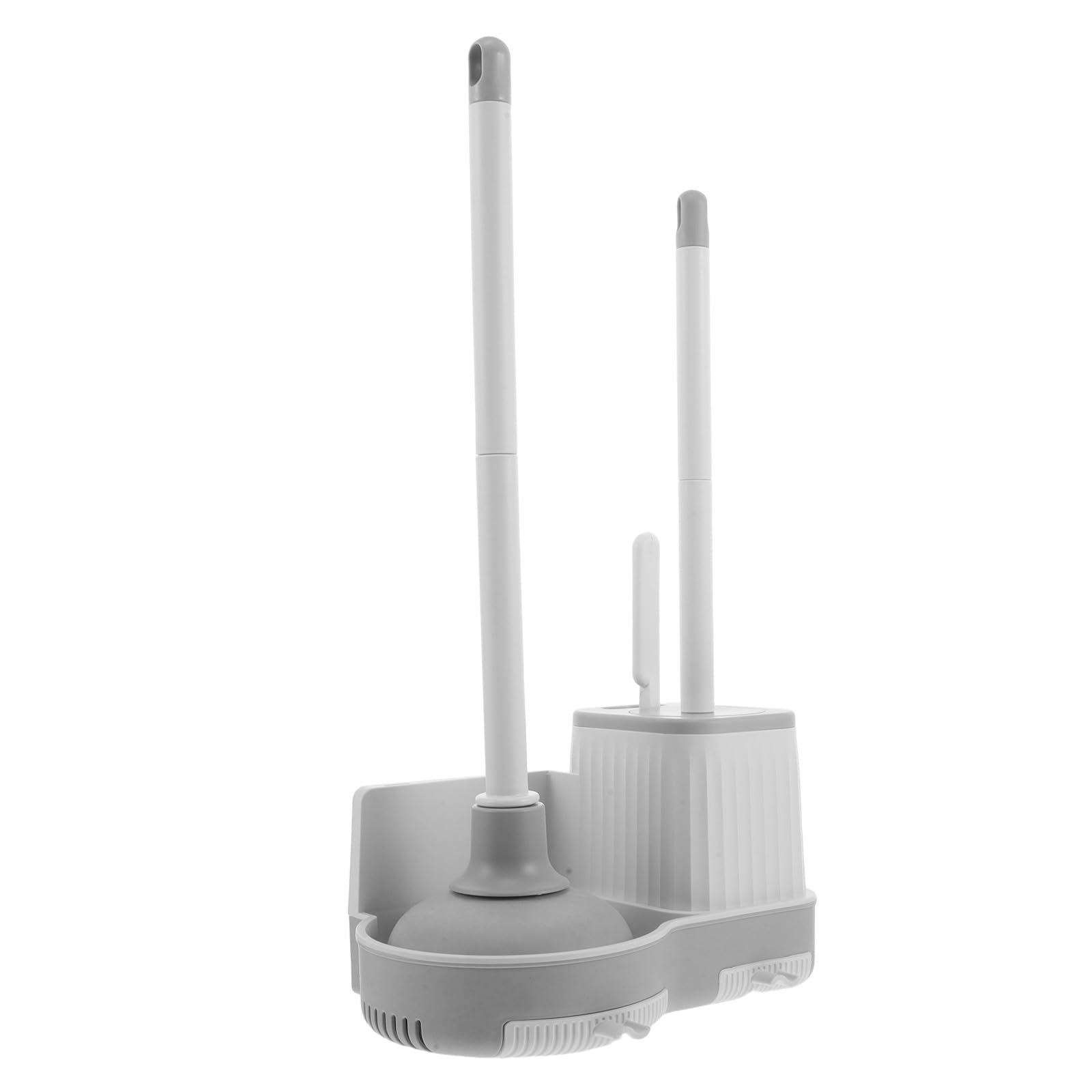Kit de Limpieza de Inodoro Juego de Inodoro de Plástico con Mango Robusto Limpieza de Ranuras sin Costuras para Baño y Apartamento