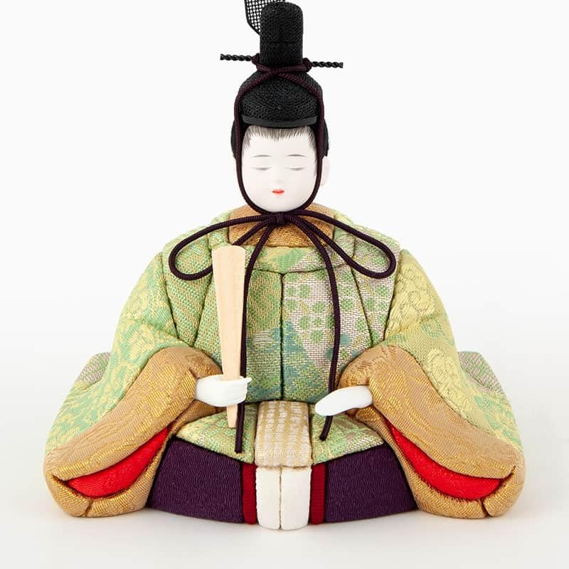 Amazon | 雛人形 コンパクト 一秀 ひな人形 木目込人形飾り 三段飾り