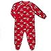 NCAA Georgia Bulldogs Raglan Zip Up Coverall, Red, 6-9 Months