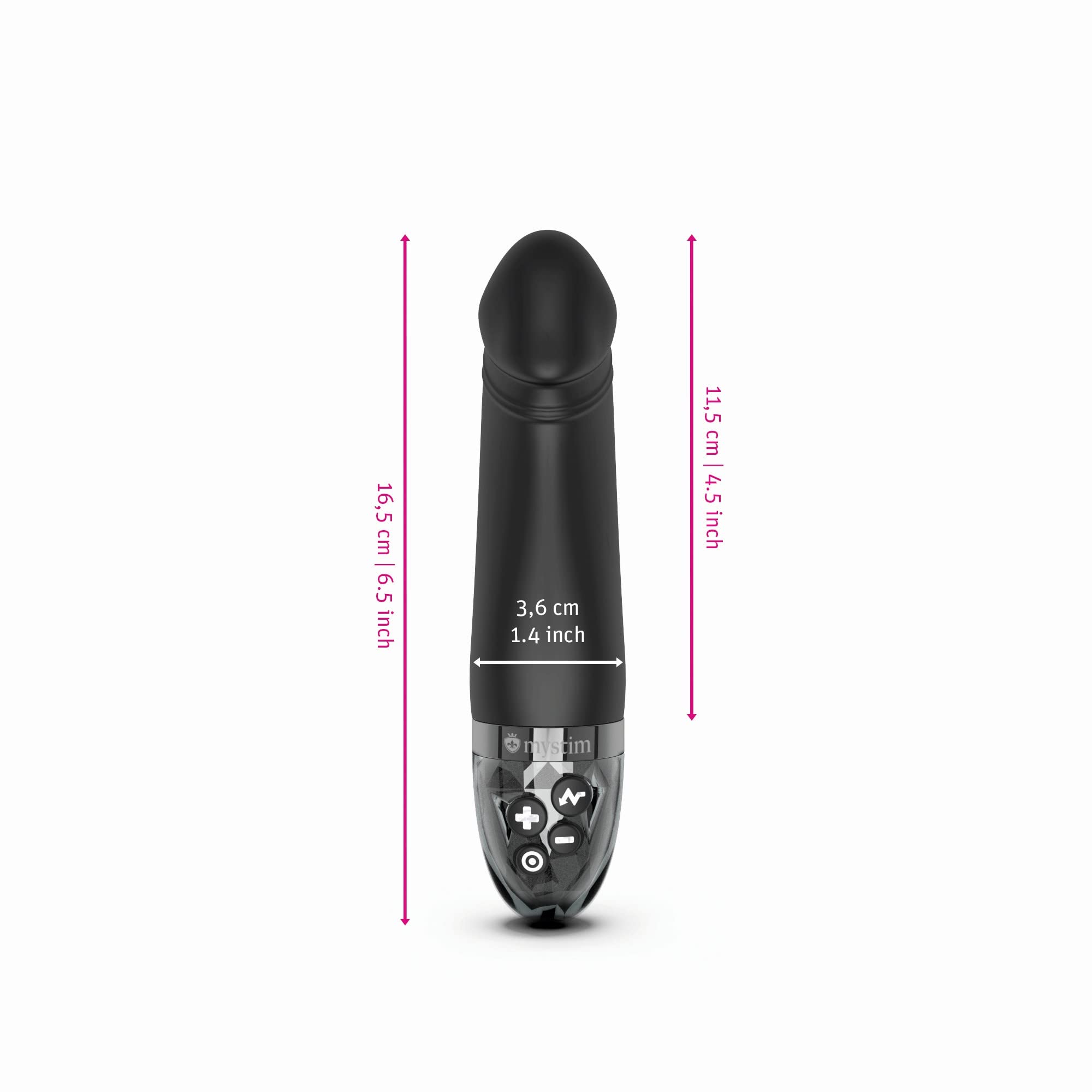 Mystim - Real Deal Neal eStim Vibrator Black