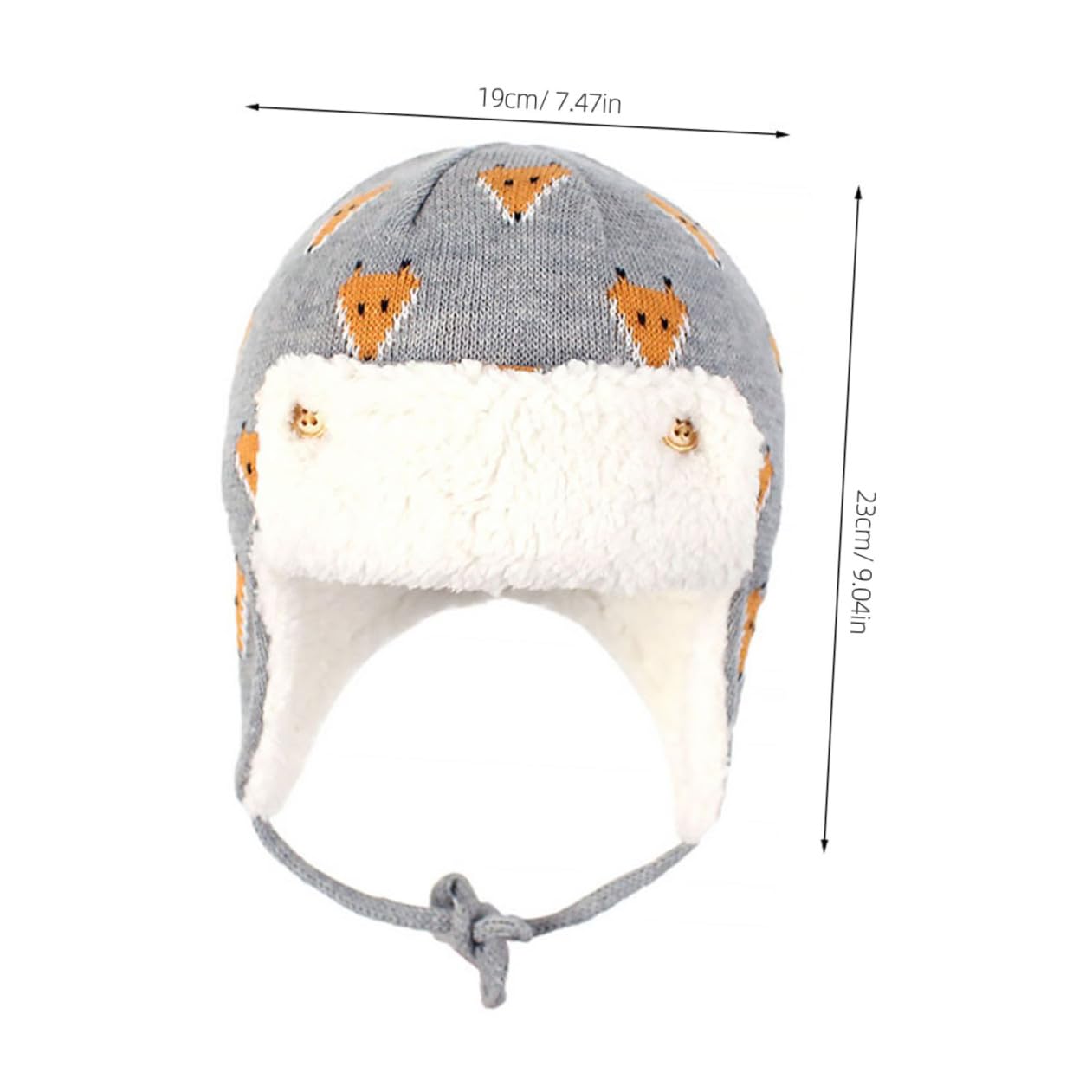 LIFKOME Bonnet de Ski Chapeaux de Fille Enfant Hiver Chapeau Contre Le Froid Casquette de Ski Enfant s Bonnet Hiver Casquette Chaude Bonnet Coton Chapeau d' d'er Grey