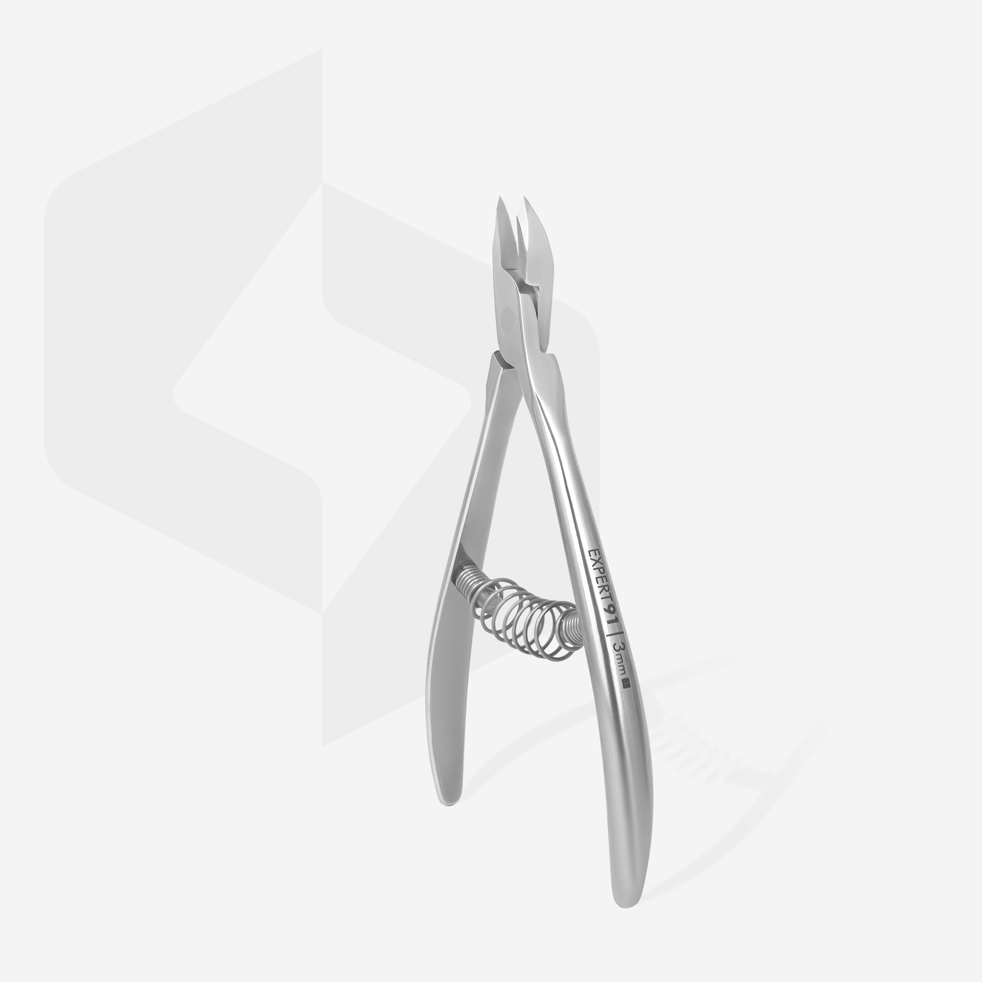 STALEKS PRO by Natury Nails Alicate profesional para cutículas 3 mm. Acero inoxidable. Expert (NE-91-3)
