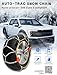 Auto Tightening Snow Chains 2025 - Alloy Steel Tire Chains for SUVs, Trucks & Family Vehicles, Set of 2, fit for Tires 235 245 255 265 275 285 and Perfect for Snow, Mud & Rugged Terrains, 0232605