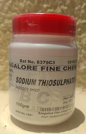 SODIUM THIOSULPHATE LR - 100gm HYPO