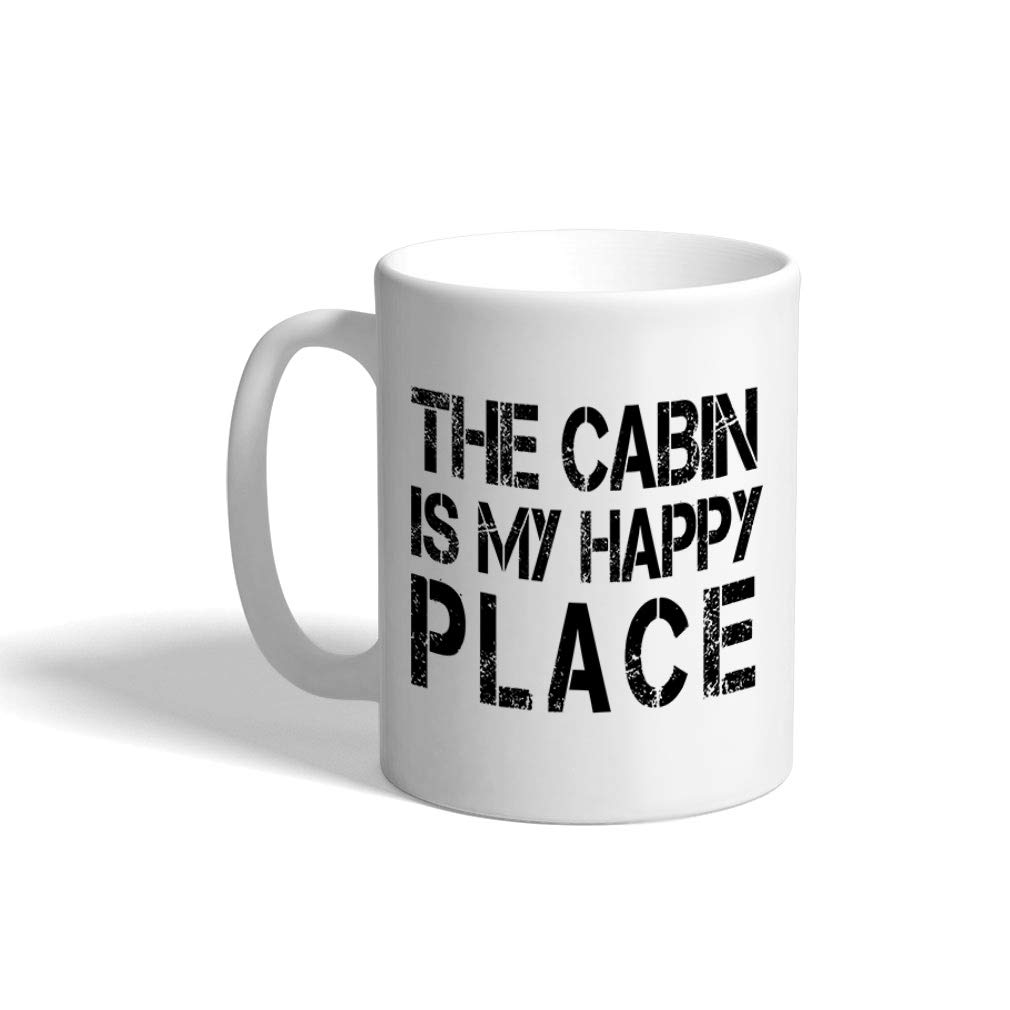 Taza De Café La cabaña es mi lugar feliz y mi refugio. Taza De Regalo