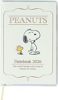 サンリオ(SANRIO) ポケットデイトブック 2026 スヌーピー 紙10月はじまり コンパクトサイズ 手帳 手帳 日記 スケジュール帳 ダイアリー 622940
