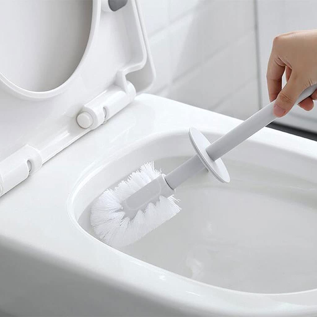 Szczotka do Toalety, Szczotka Do WC Z Uchwytem Miękkie Włosy Długa Rączka Uchwyt Na Szczotkę Do WC WC Zestaw Szczotek Do Czyszczenia WC Szczotka Do Miski Klozetowej Czyszczenia(Pink)