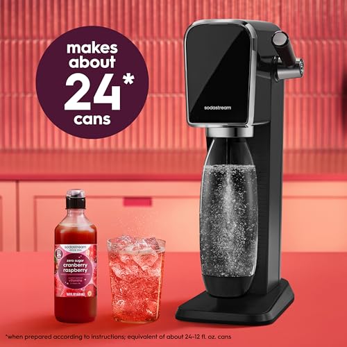 Image of Sodastream Classic Cranberry Raspberry Zero Calorie, New Pour Bottle 440ml, 14.9 Fl Oz (Pack of 4)