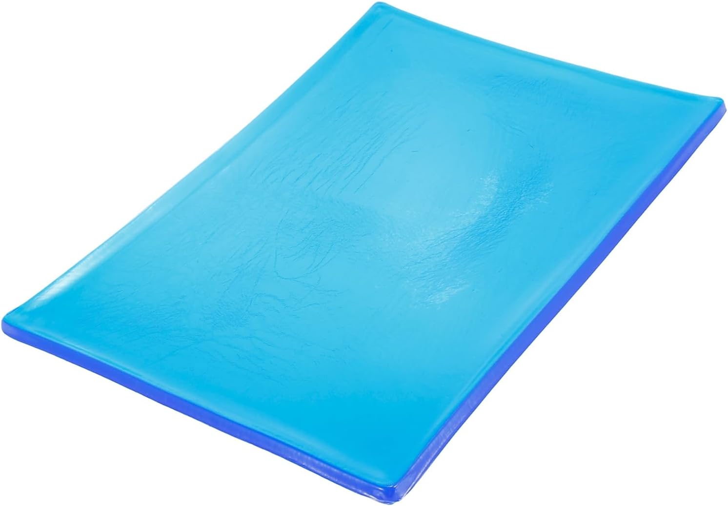 48x35x1cm Motorcycle Seat Gel Pad Shock Absorption Mat Comfortable Soft Cushion Blue Item Replacement