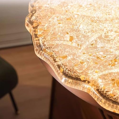 Plafonnier artistique en résine texturée à intensité variable chic - 7