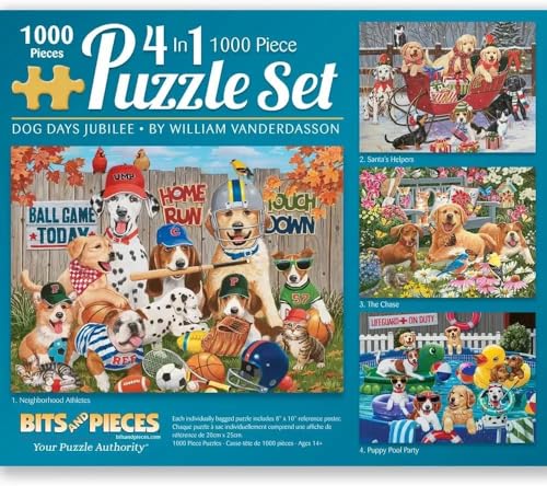 【新品未使用】Bits and Pieces 1000ピース パズル 2セット 61y8SaV8CML.jpg