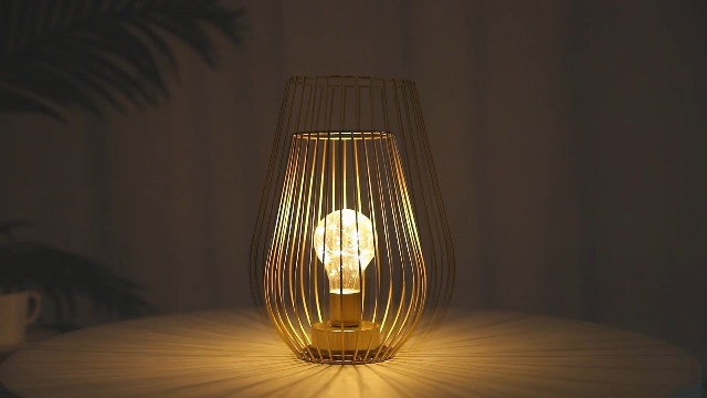 TRIROCKS Set di 2 Lampade da Tavolo in Stile Marocchino 18 cm Alte, Lanterne Senza Fili a Batteria con Luci LED per Decorazioni Casa, Soggiorno