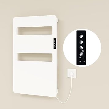 Heated Towel Rack for Bathroom with Timer Wall Mounted, Electric Towel Warmer, Zoned Heating & Zoned Timing, Space Aluminum, Quick Heating, Plug-in/Hardwired- 31 x18 in