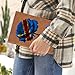 Leather Notebook for Men Women Vintage Democratic Republic of the Congo Flag Rose Flower Notepad Lined 100 Pages A5 Ruled Sketchbook Journal for Drawing Writing Note Taking Travel Diary for Business