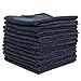 Dry Rite Best Magic Microfiber Cloth - Professional Series Cleaning Towels for Kitchen, Bath, Auto Detailing, TV, Glass, Mirrors - No Scratch, Lint and Streak Free. Use Wet/Dry 12"x12" 1 Dozen