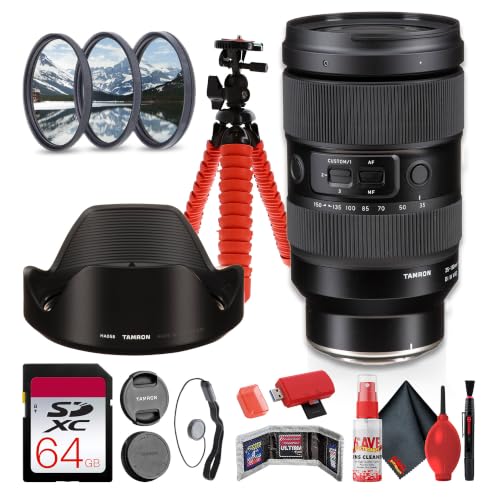 Tamron 35-150mm F2-2.8 Di III VXD �I�[���C�������]���Y�[�������Y Nikon Z �t���t���[���~���[���X�J�����p ���x�ȃI�[�g�t�H�[�J�X + 64GB �������[�J�[�h + �����Y�t�B���^�[�L�b�g + �J�[�h���[�_�[ (7��