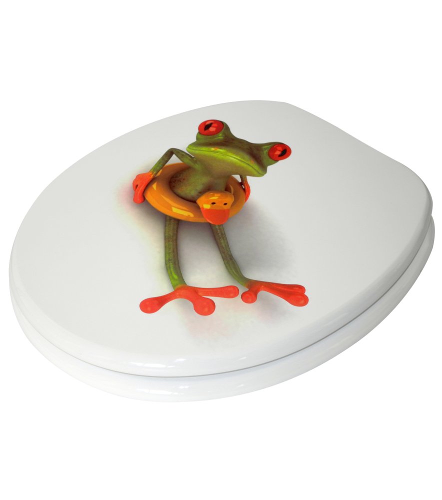 Deska sedesowa z wieloma pięknymi deskami sedesowymi do wyboru, wysoka jakość i stabilna jakość drewna (Froggy)