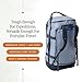Eagle Creek Cargo Hauler Wheeled Duffel - Durable Duffel Bag for Travel - Easy Access Compartment - Deployable Backpack Straps - Lockable Zipper Opening - Iron Orange - 110L