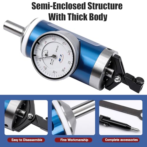 Image of Coaxial Indicator, Dial Indicator Coaxial Centering Indicator, 0.01mm Milling Machine Alignment Dial Test, Lever Gauge Position Measurement Tool 0-3mm Positionering Measurement Tool