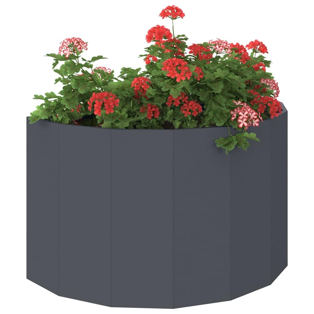 Vidaxl Planter 90 X 45 X 50 Cm Steel Anthracite