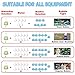JOYIN 2 Bottles Bubbles Refill Solutions 64 oz (up to 5 Gallon), Concentrated Solution for Bubble Machine, Gun, Wand Refill Fluid Summer, Easter Toys(Blue)
