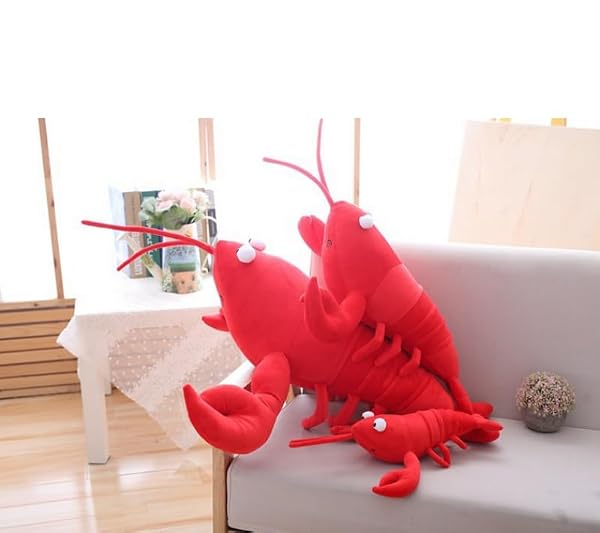 XIZHI Lobster Plush Stuffed Animal Toy Lobster Pillow Red 21 Inch Suitable for Christmas and Birthday with Huggable Gifts by XIZHI - Used condition - Image 6