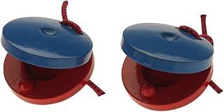 Stagg CAS-P - castañuela de plástico color azul rojo