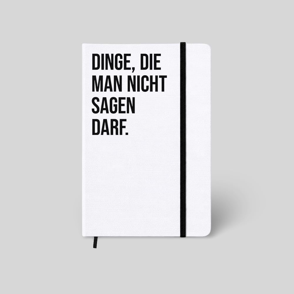 candle guy Notizbuch mit Spruch | Dinge, die man nicht sagen darf.
