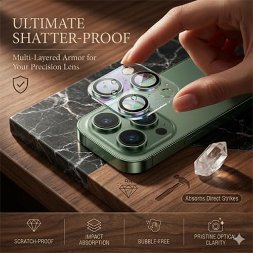 Image of Camera Lens Protector Compatible with OnePlus N6 | 9H Hardness Tempered Glass Camera Ring Guard | Ultra-Clear Anti-Scratch Cover (Pack of 1)