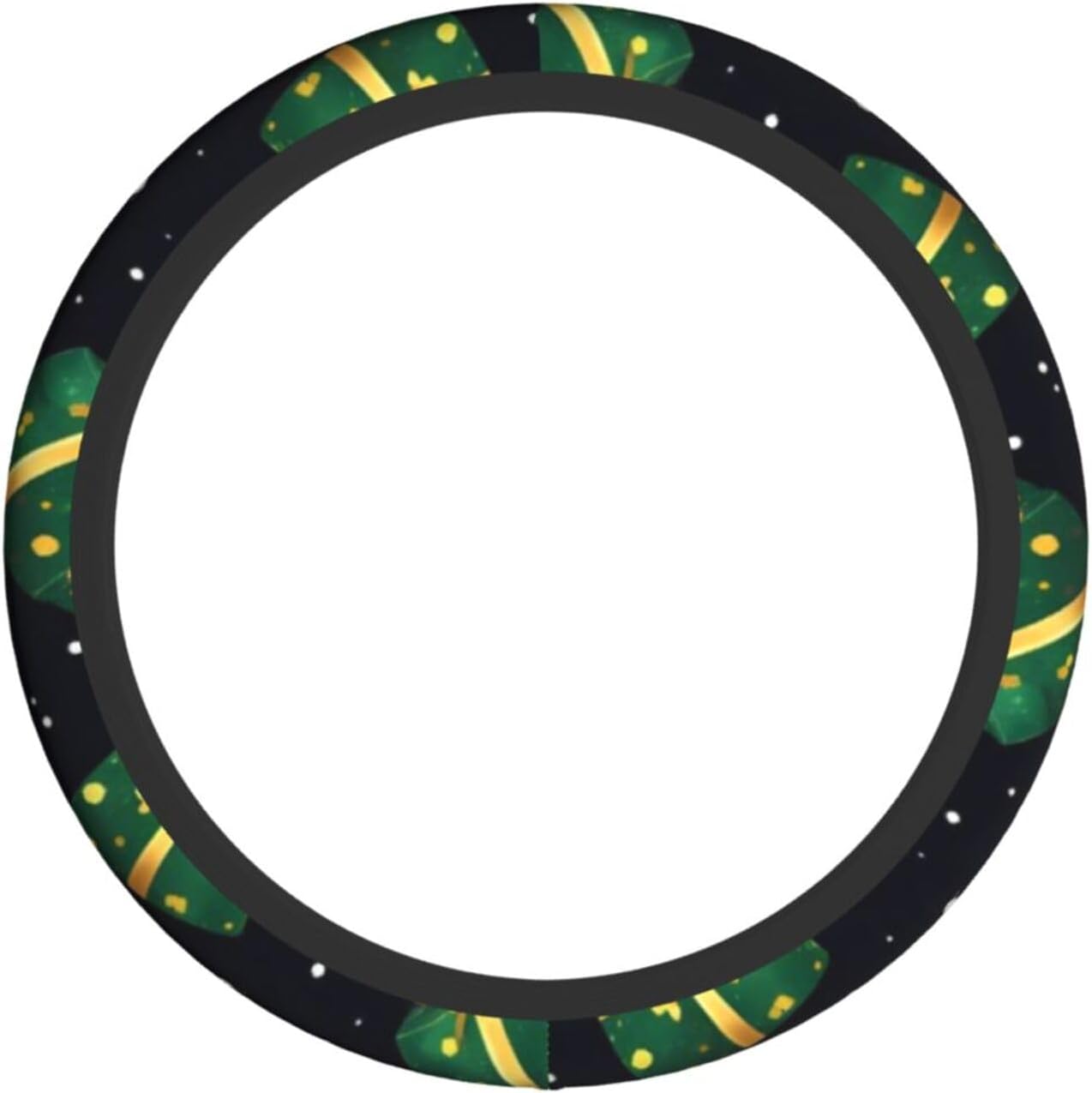 Warm and Gorgeous Beautiful Gift Box Repeat Pattern Steering Wheel Cover