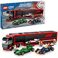 LEGO City Camión de F1 con Coches de F1 y , 2 Maquetas de