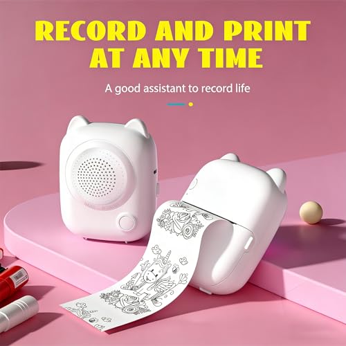 Image of Creative Printer Toy for and Girls Rechargeable Intelligent Printer for with Voice Control ' s Creative
