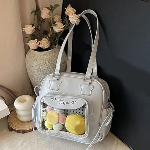 Itabag sac à bandoulière transparent pour épingles et collection pop culture