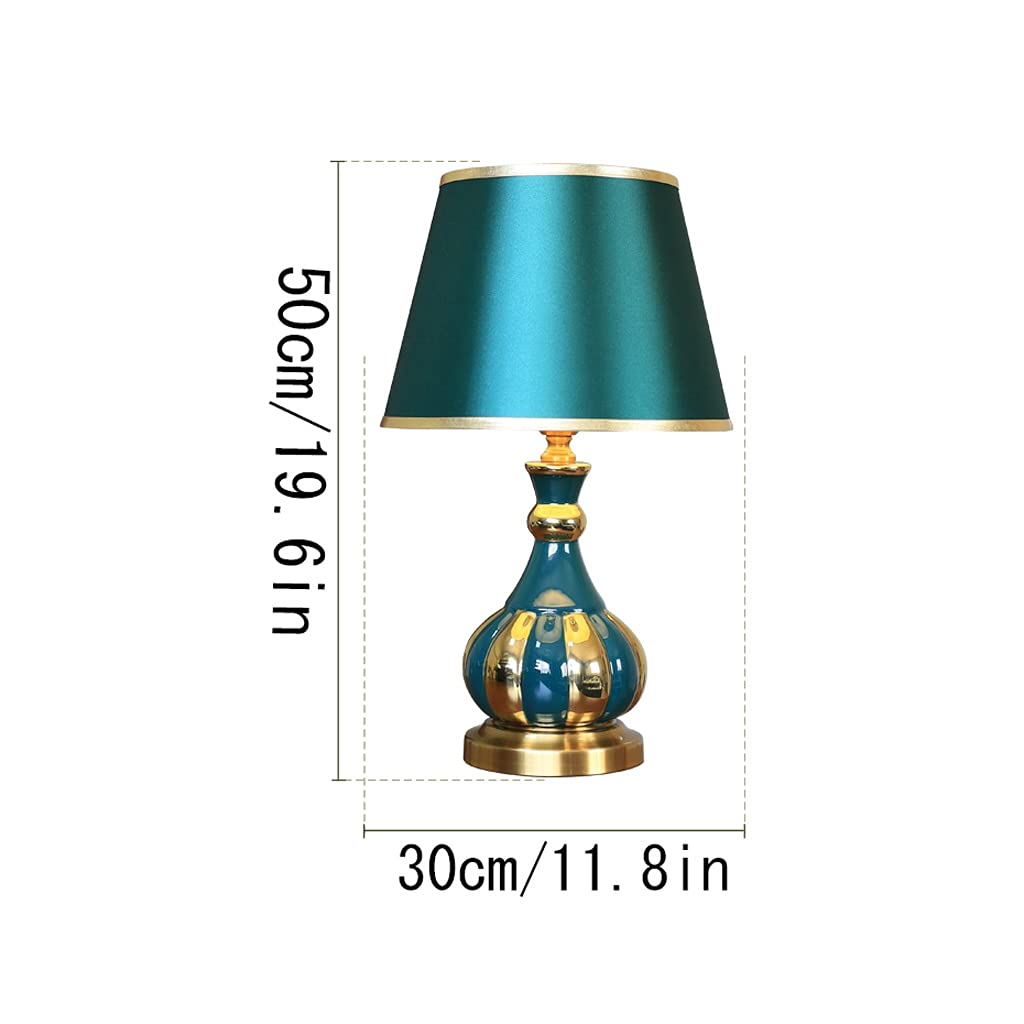 Lámpara de mesa Lampada da tavolo Lampada da comodino in ceramica Lampada da comodino moderna illuminazione da notte di lusso adatto for soggiorno e decorazione della camera da letto dormitorio y sala
